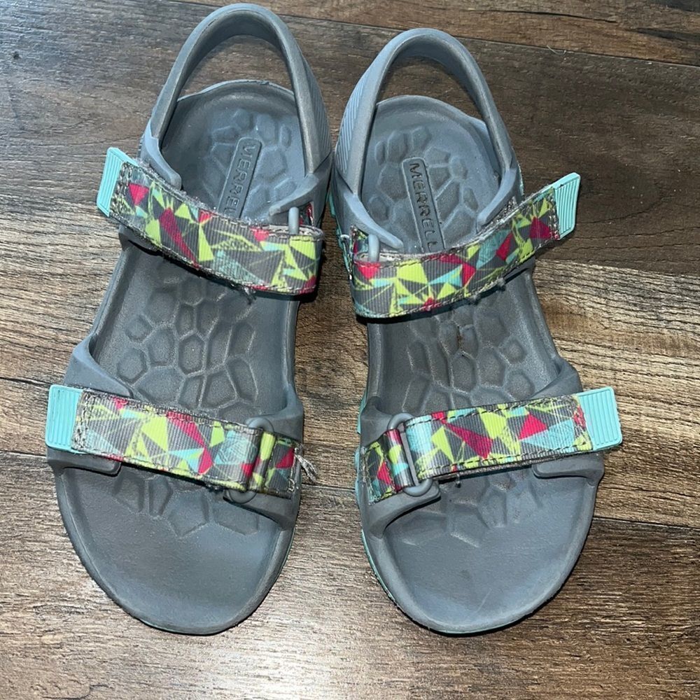 Merrell Hydro Drift Girls Grey/Multi Sandals